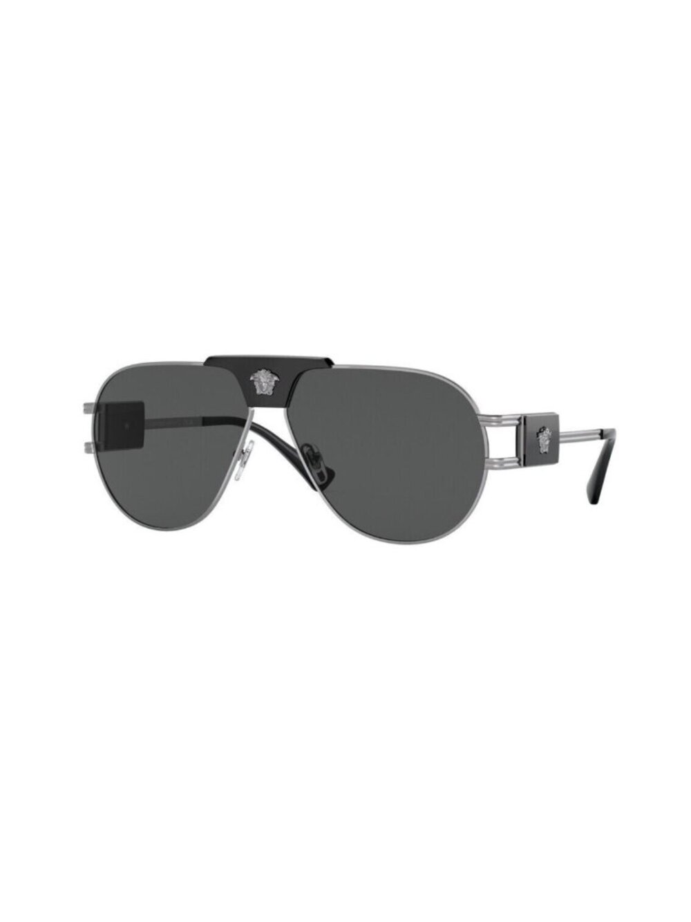 Versace Women Sunglasses VE2252 100187 Gunmetal w/ Dark Grey Lens 63 mm NIB